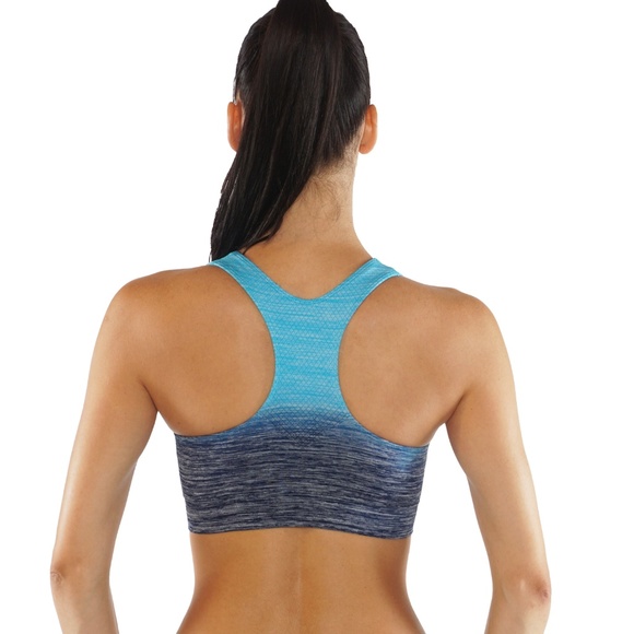 Ombre Sports Bra With RacerBack NOPADS - Picture 2 of 3